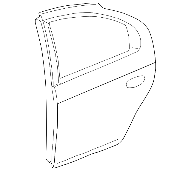5012462AG Деталь DOOR SHELL, RIGHT