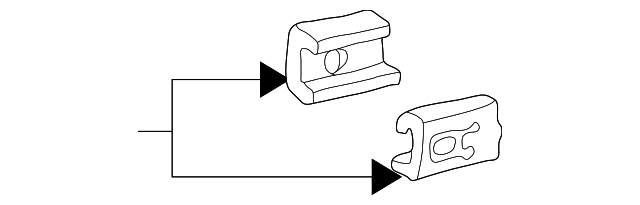 26028254 Деталь RESERVOIR RETAINER, LEFT