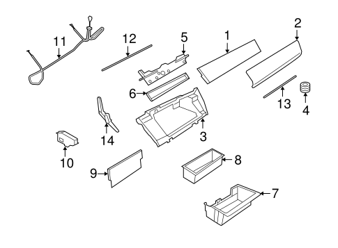 X5 GLOVE BOX