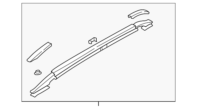 87271-26000 Деталь SIDE RAIL ASSY, LEFT