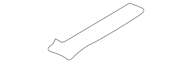 87283-26000 Деталь SIDE RAIL PAD, LEFT