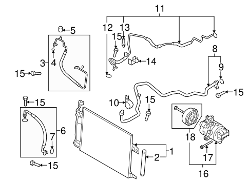 6 CONDENSER, COMPRESSOR & LINES 2