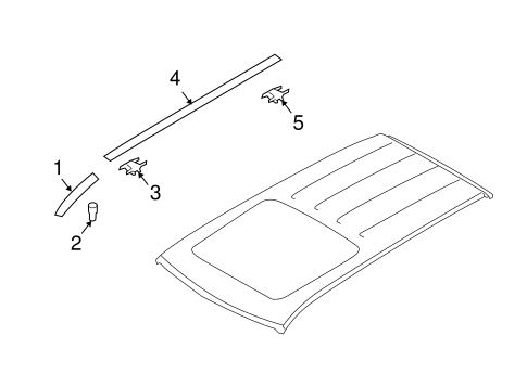 Forester EXTERIOR TRIM - ROOF 2