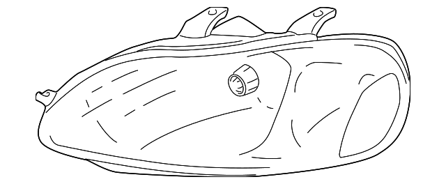MR442090 LENS & HOUSING, RIGHT