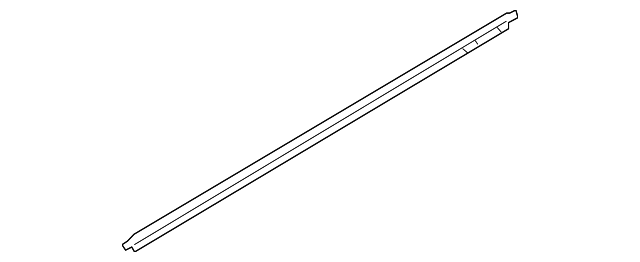 51-37-7-300-023 Деталь BELT MOLDING RETAINER STRIP, LEFT