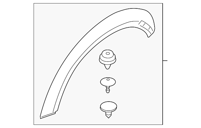 51-77-7-376-875 Деталь WHEEL OPNG MLDG, LEFT