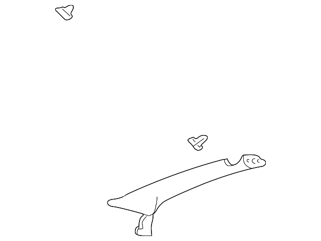 10410022 Деталь WNDSHLD PLR TRIM, RIGHT