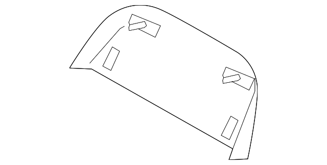 52-10-7-844-594 UPPER PANEL, LEFT