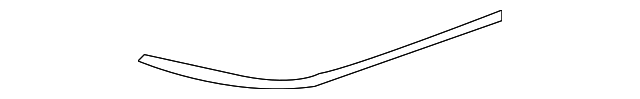 86683-3K710 CHROME STRIP, LEFT