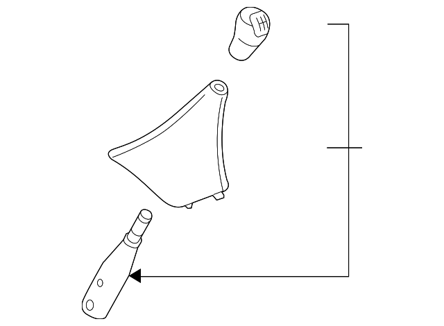 25890709 Деталь SHIFT LEVER