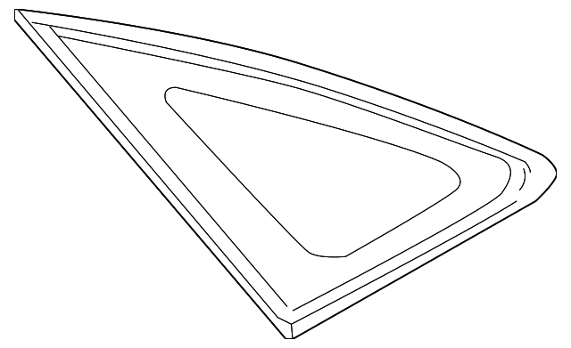62710-48170 Деталь QUARTER GLASS, RIGHT
