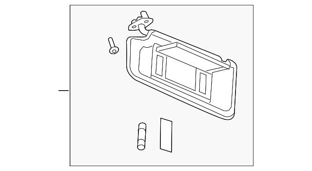 90904812 SUNVISOR, RIGHT