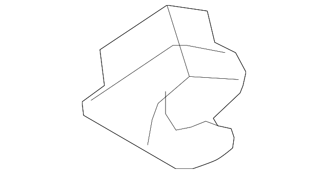 9040743 SUNVISOR SUPPORT, LEFT