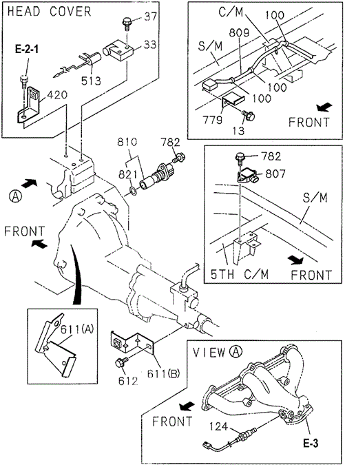 ENGINE/OXYGEN SENSOR (DX) for 1995 Honda PASSPORT #1