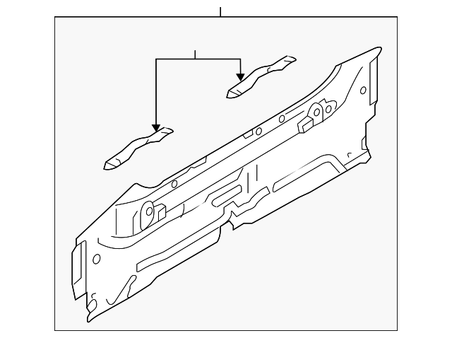 DF71-70-75XA Деталь REAR BODY PANEL