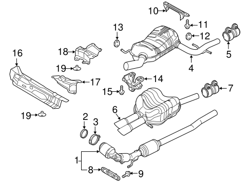 Jetta EXHAUST COMPONENTS