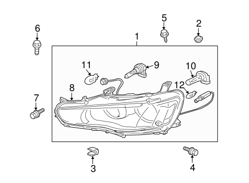 Lancer BULBS - CHASSIS