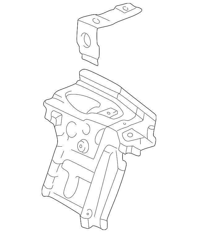 64304-AA900 Деталь PKG TRAY SUPPORT, RIGHT