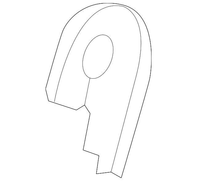 88916-38000-ZQ RECLINE COVER, LEFT