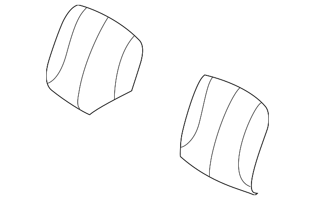 1FG311J3AA Деталь SEAT BACK COVER, LEFT