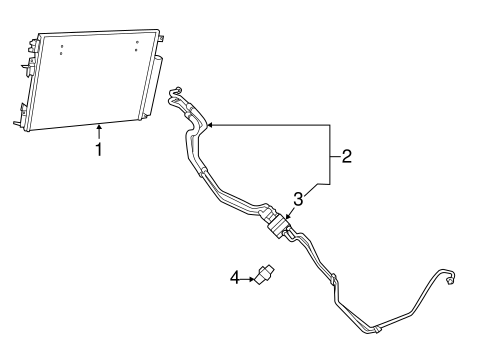 Charger TRANS OIL COOLER