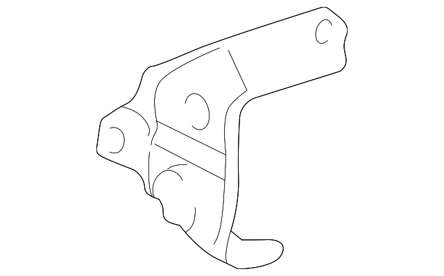 89667-01010 Деталь ECM BRACKET, LEFT
