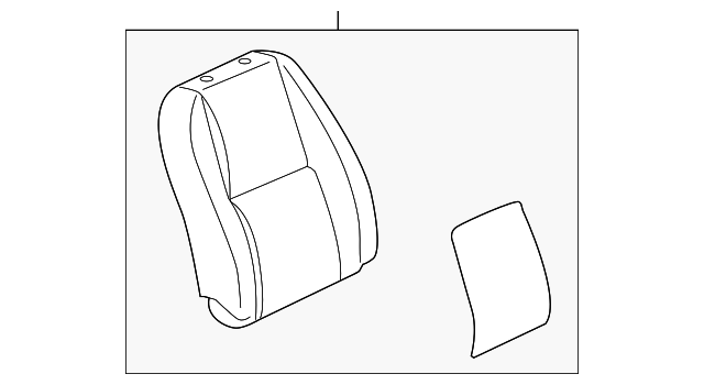 25983263 Деталь SEAT BACK PAD, RIGHT