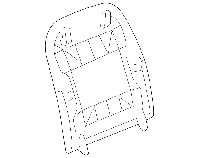 22926204 Деталь SEAT BACK PANEL, RIGHT