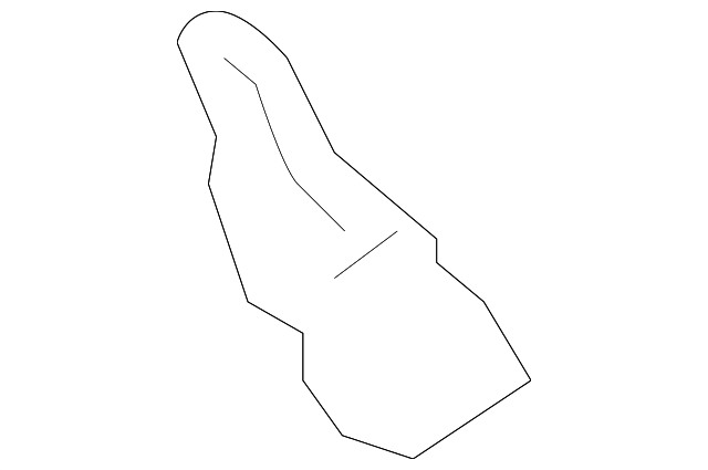 25830385 Деталь RECLINE COVER, LEFT