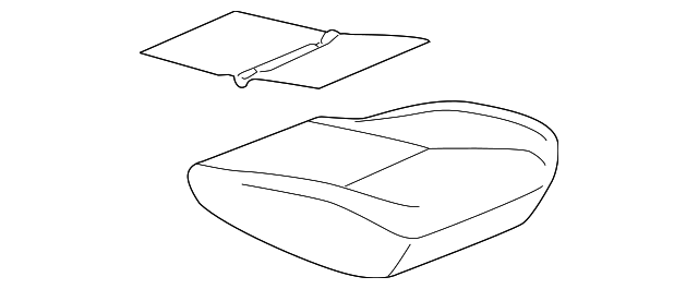 25983264 Деталь SEAT CUSHION PAD, LEFT