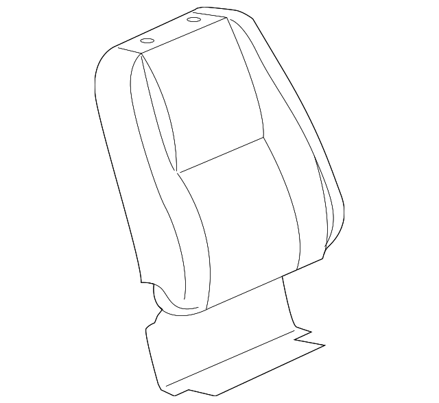 25983255 Деталь SEAT BACK COVER, LEFT