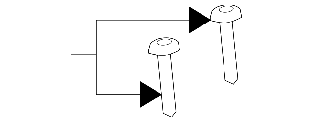 25830320 Деталь HEADREST GUIDE, LEFT
