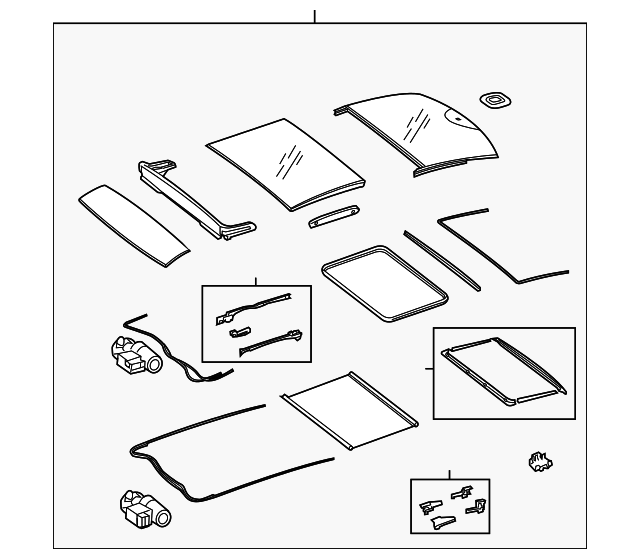 2047801729 SUNROOF ASSY