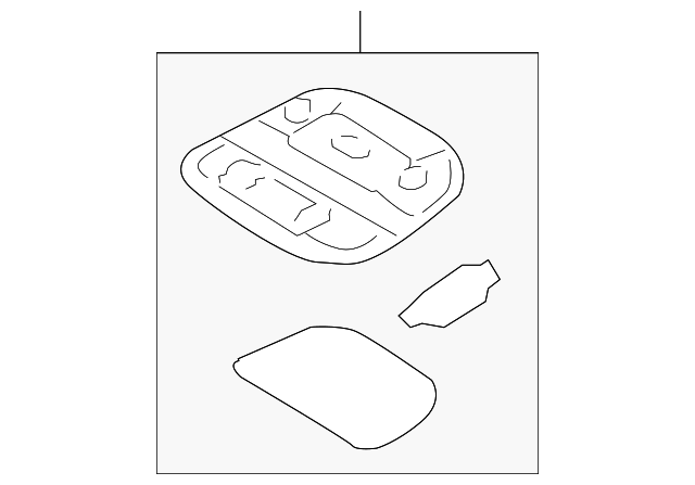 92850-2B001-J4 Деталь DOME LAMP ASSY