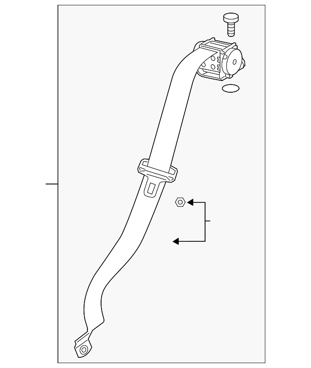 19257771 Деталь BELT & RETRACTOR, LEFT