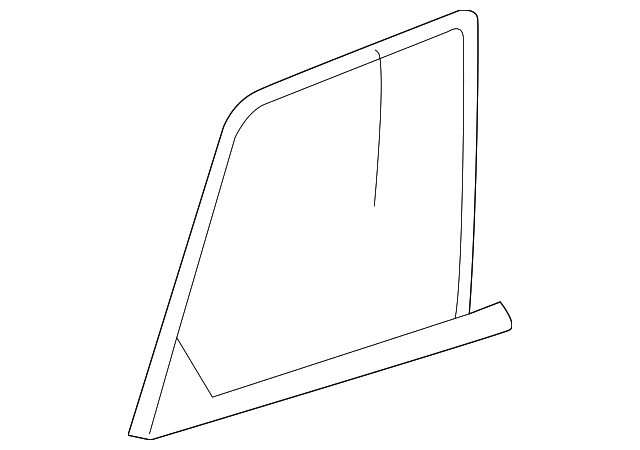 68092700AA Деталь QTR GLASS, RIGHT