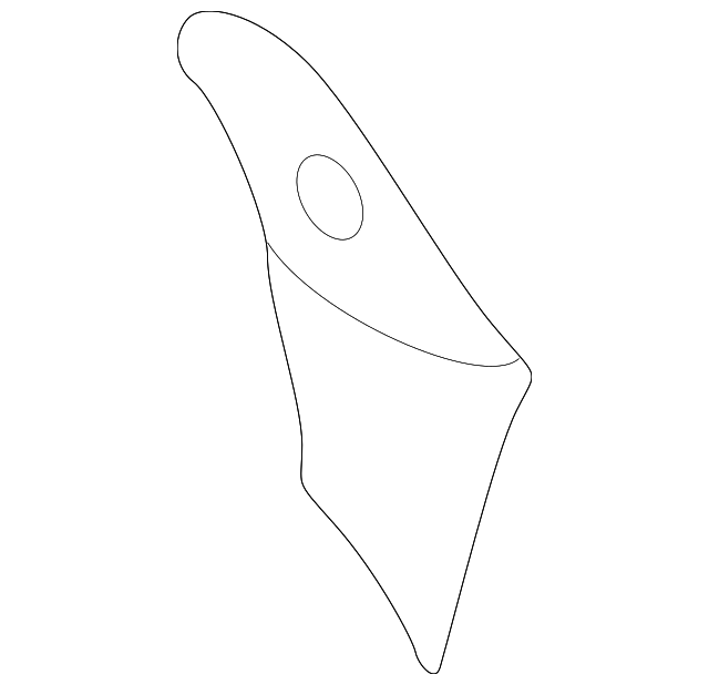 11284-7Z005 FRONT MOUNT BRKT SHIELD