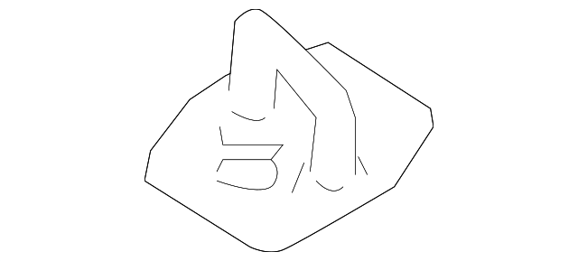 8261082Z00 Деталь LOWER STRIKER, LEFT
