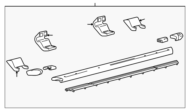 6L3Z-16451-C Деталь RUNNING BOARD, LEFT