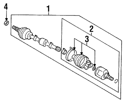 Galant DRIVE AXLES