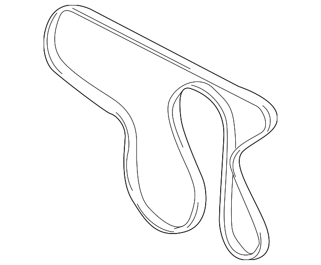 12593774 SERPENTINE BELT