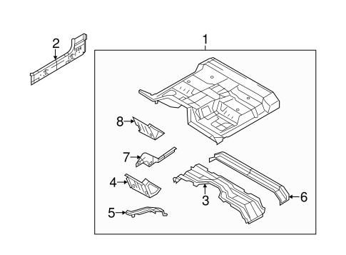 F-250 Super Duty FLOOR - CAB 3