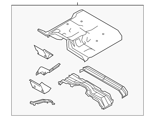 BC3Z-2511000-A Деталь FLOOR PAN ASSY