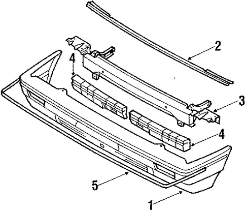 Justy FRONT BUMPER