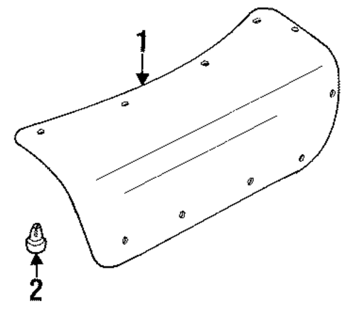 G20 INTERIOR TRIM - TRUNK