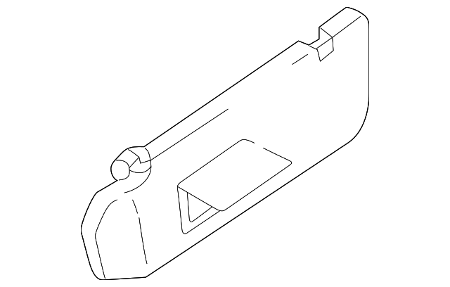 MR975205 Деталь SUNVISOR, LEFT