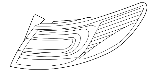 92413-3V020 Деталь LENS & HOUSING, LEFT