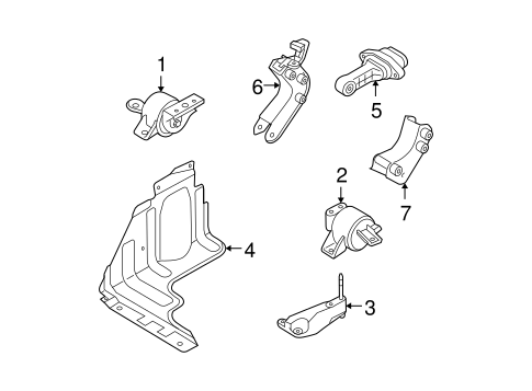 Aveo ENGINE & TRANS MOUNTING