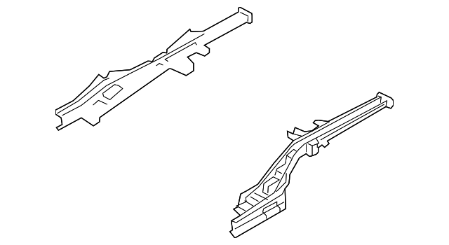 65720-3V100 SIDE RAIL, RIGHT