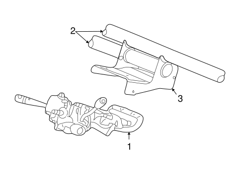 Intrepid STEERING COLUMN ASSEMBLY 2